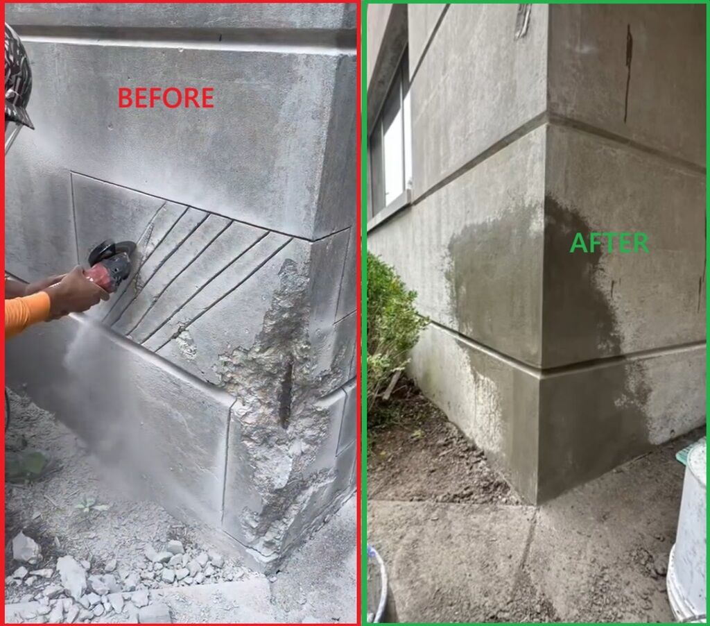 Concrete Cancer Repairs 9 Concrete Cancer Repairs Sydney - Concrete Spalling Repairs Sydney - Before & After - 1
