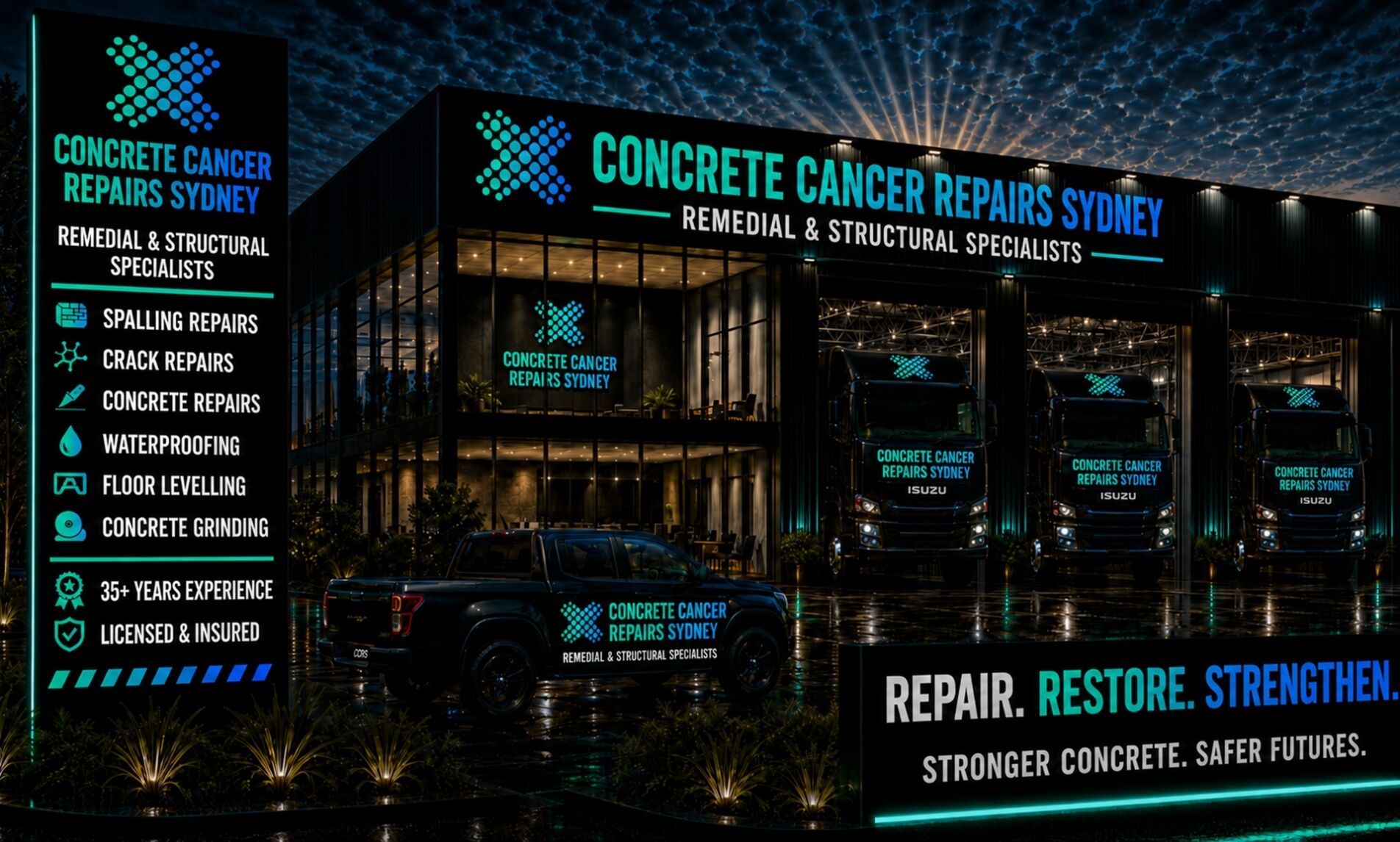 Concrete Cancer Repairs Sydney - Concrete Cancer Repairs Service In Sydney - Our Locations